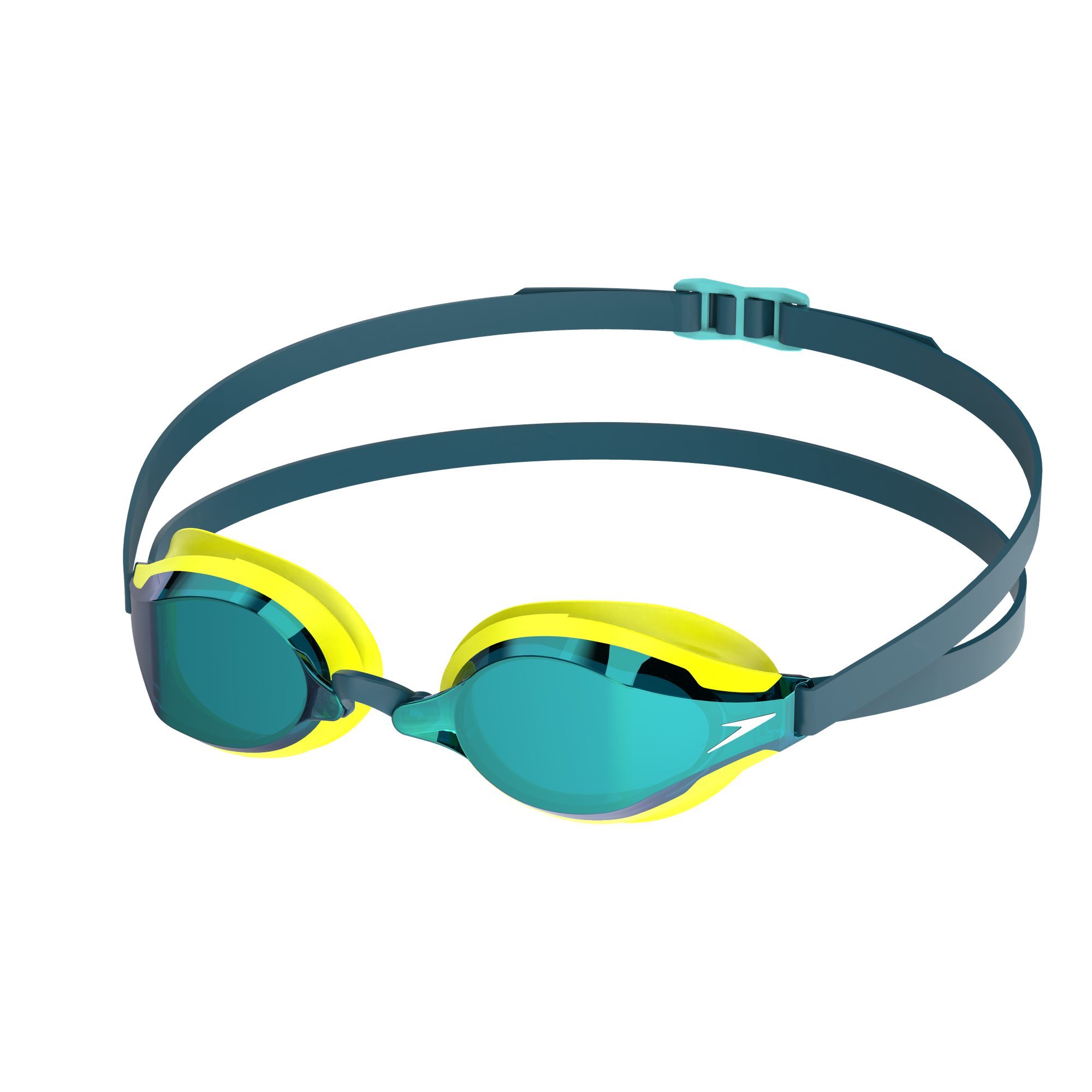 Speedo Анти-туманные плавательные очки для соревнований Супер желтый, Кобальтовый синий, Изумруд прозрачные линзы