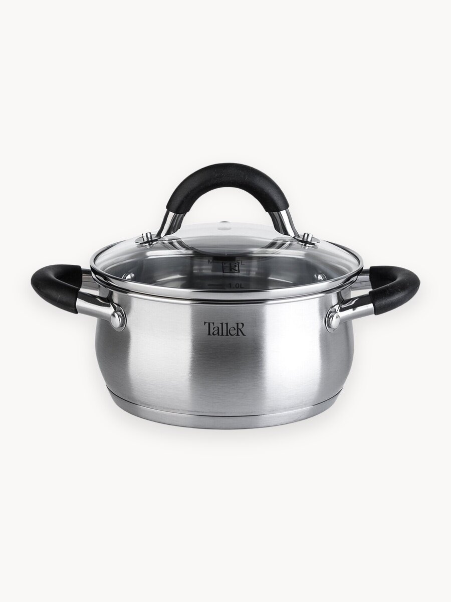 Кастрюля с крышкой TalleR TR-11043 Шелборн 1.5 л, для всех типов плит