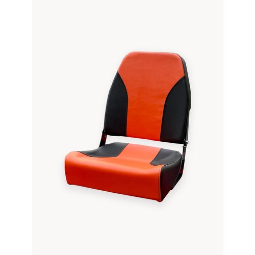 Кресло складное непромокаемое в лодку/катер Кокпит оранжево/черное