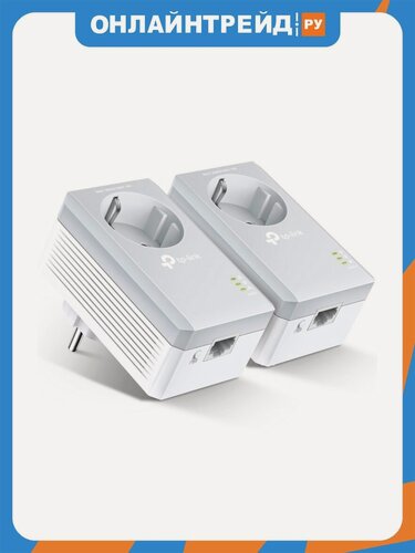 Изображение товара Комплект адаптеров Tp-link TL-PA4010PKIT Powerline 600Mbps