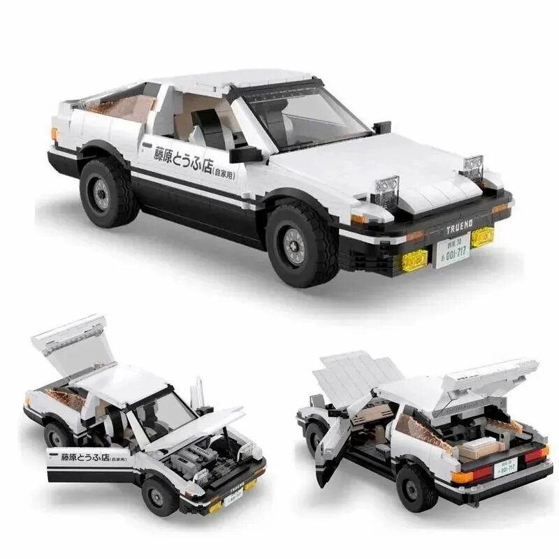 Конструктор CaDA автомобиль AE86 TRUENO 1/12 (1324 детали) - C61024W