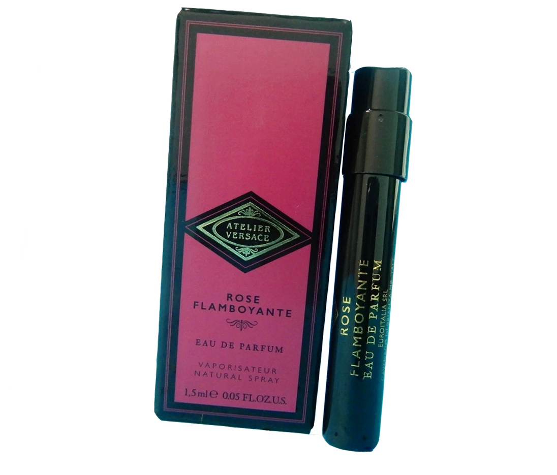 Парфюмерная вода Versace Rose Flamboyante 1.5 пробник / Сэмпл аромата Версаче Розе Фламбоянте / Миниатюра парфюма