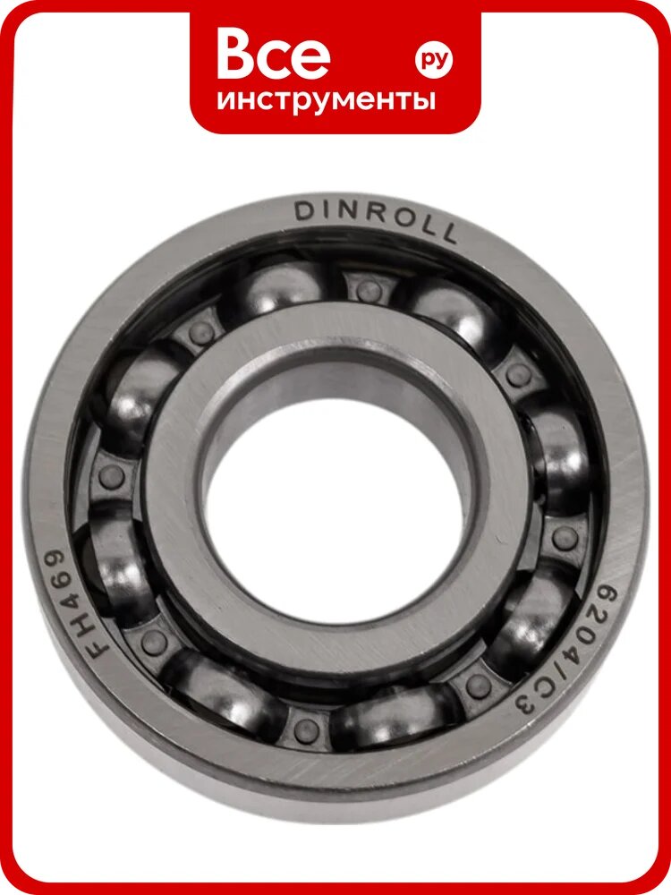 Подшипник DINROLL 6204/C3 2001001679835