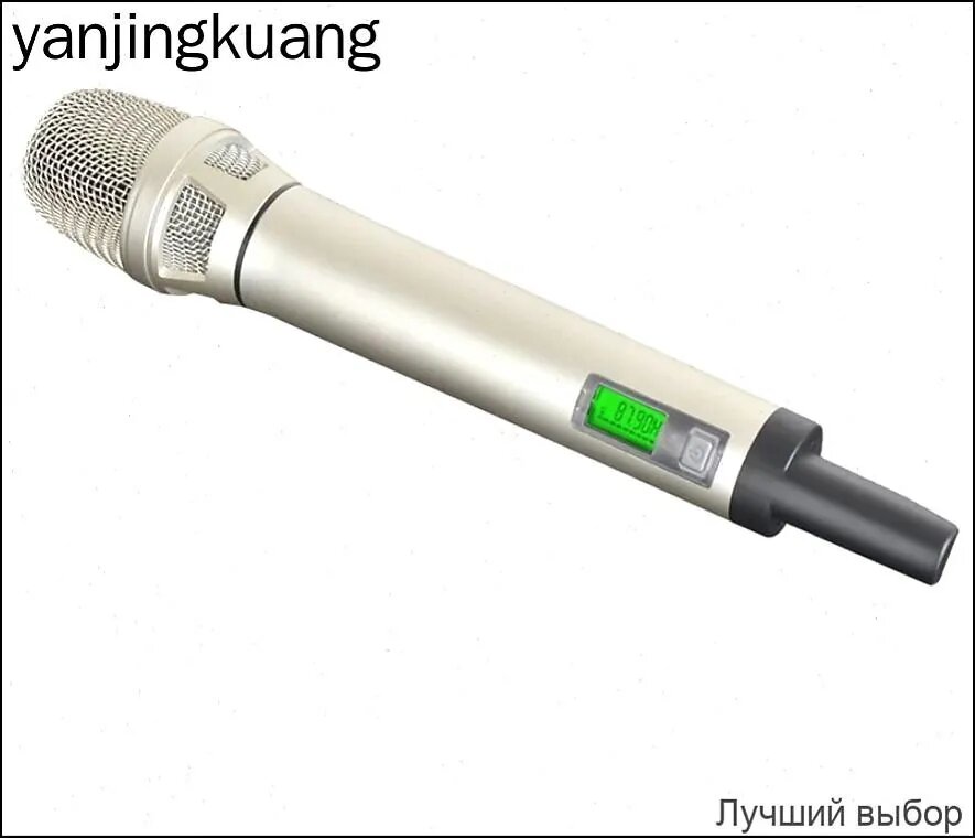 Микрофон универсальный, серый металлик
