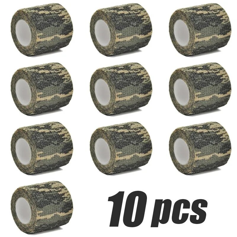 Камуфляжная эластичная лента для охоты 5cmX4.8m, 4A 10 pcs