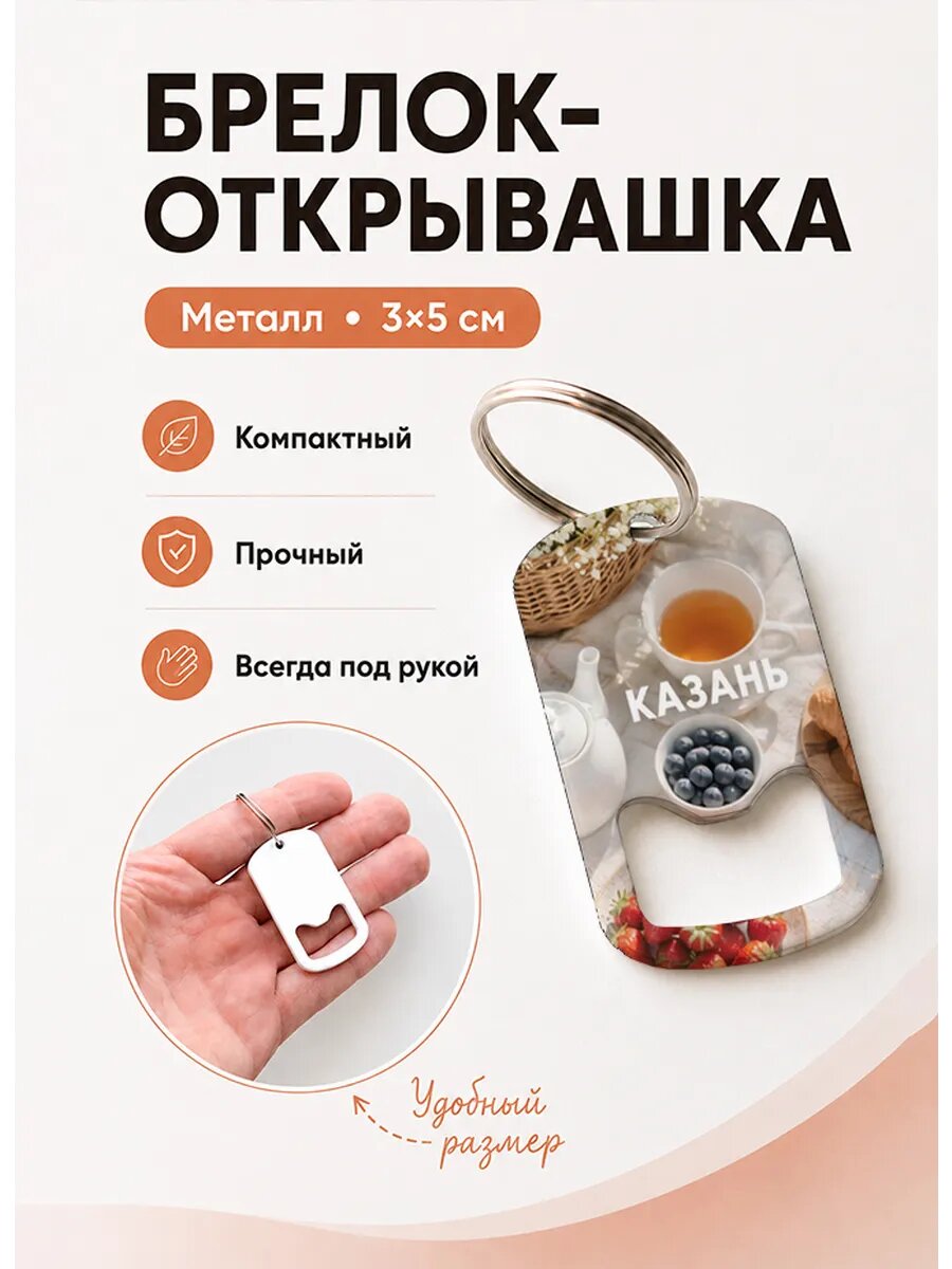 Брелок открывашка "Завтрак с Ягодами"