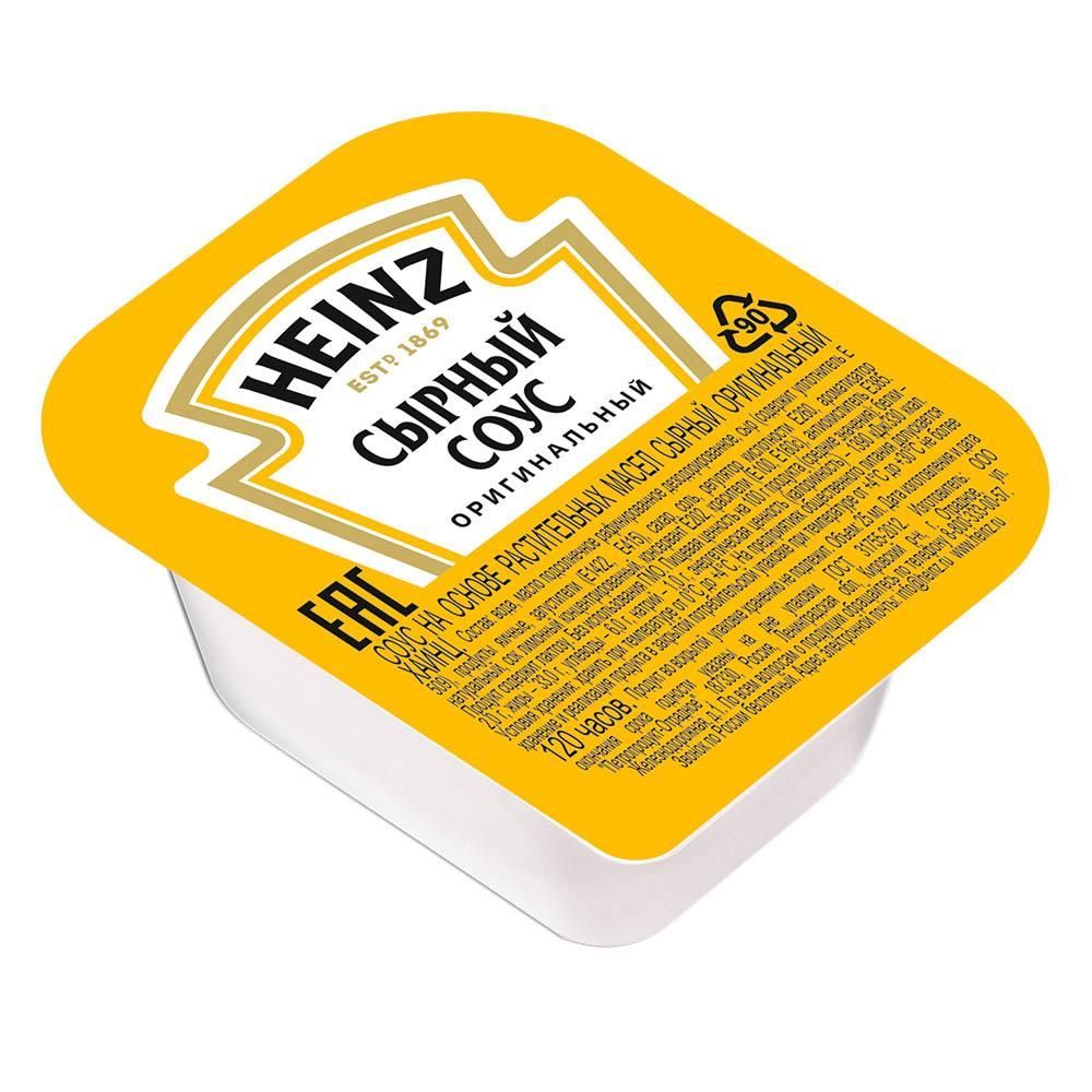 Соус сырный Оригинальный, Heinz, 24 шт. по 25 мл