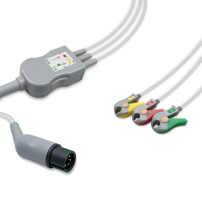 Кабель ЭКГ 3-Lead Grabber IEC