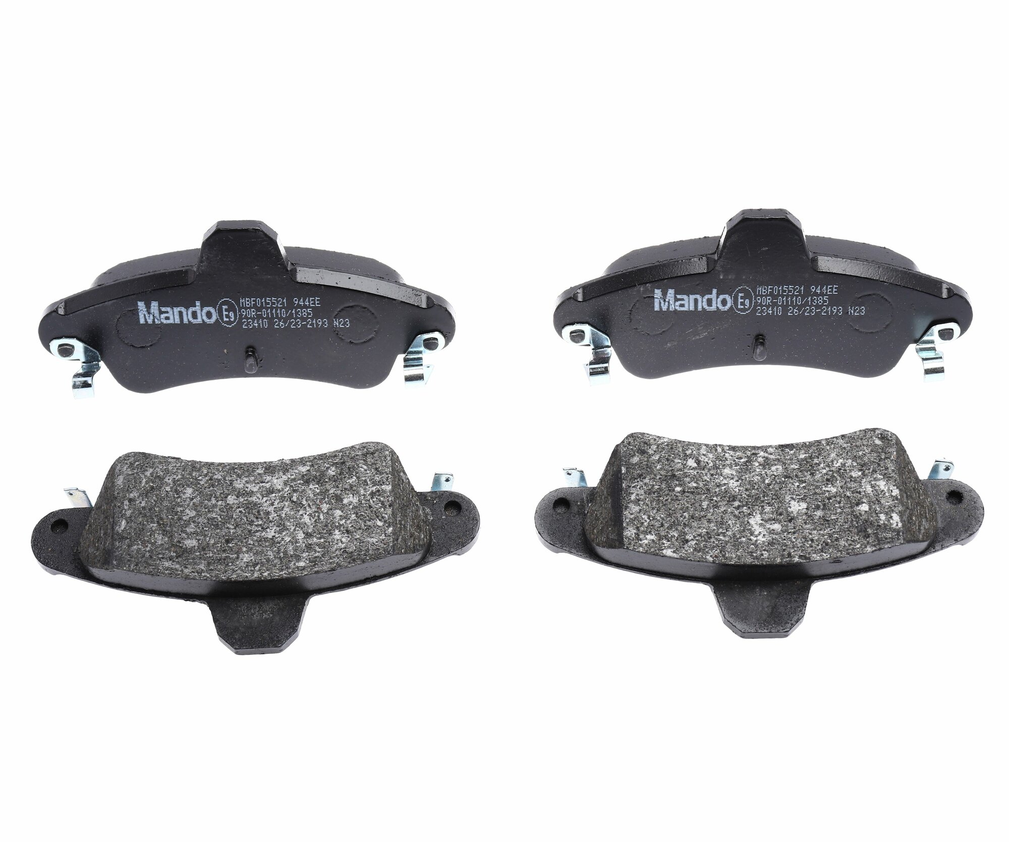 Колодки тормозные FORD Mondeo 2 (96-00) (1.8/2.0/2.5) задние (без датчика) (4шт.) MANDO
