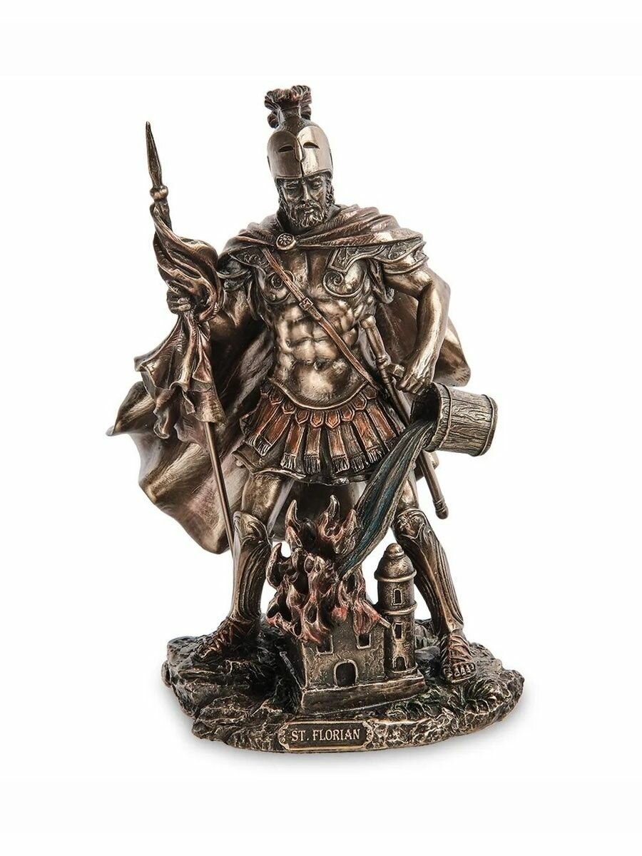 Статуэтка Святой Флориан, 23*10*14см, материал изготовления полистоун — фото 1
