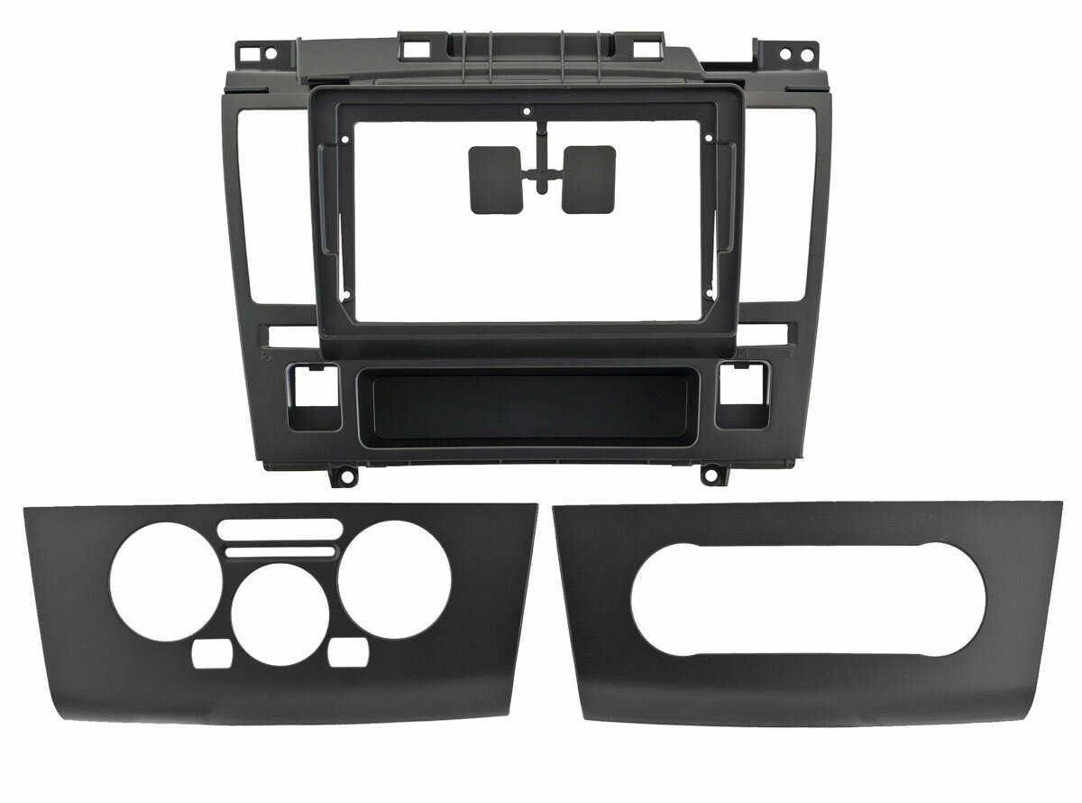Рамка InCar для UMS NISSAN Tiida 2004-2011 (правый-левый руль), 9" BLACK