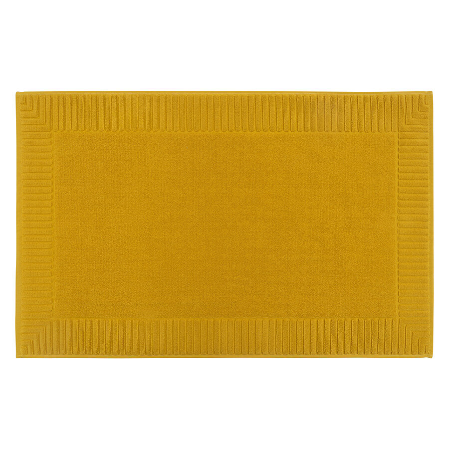 Коврик 50х80 см для ванной с фактурным бортиком цвета охры Essential Tkano TK26-BM0002