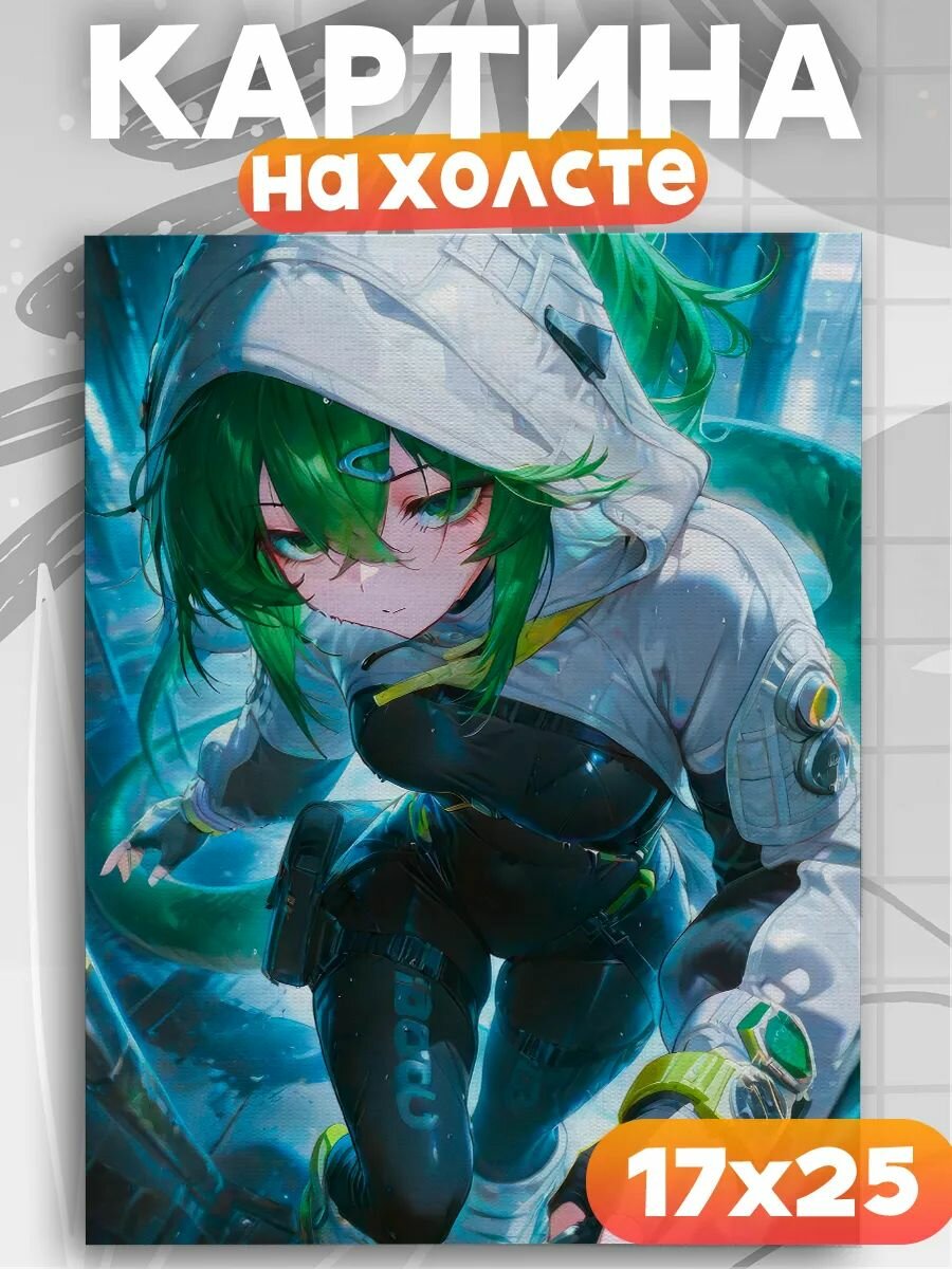 Картина на стену Arknights Endfield, на подрамнике, 1шт, 25х17 размер.
