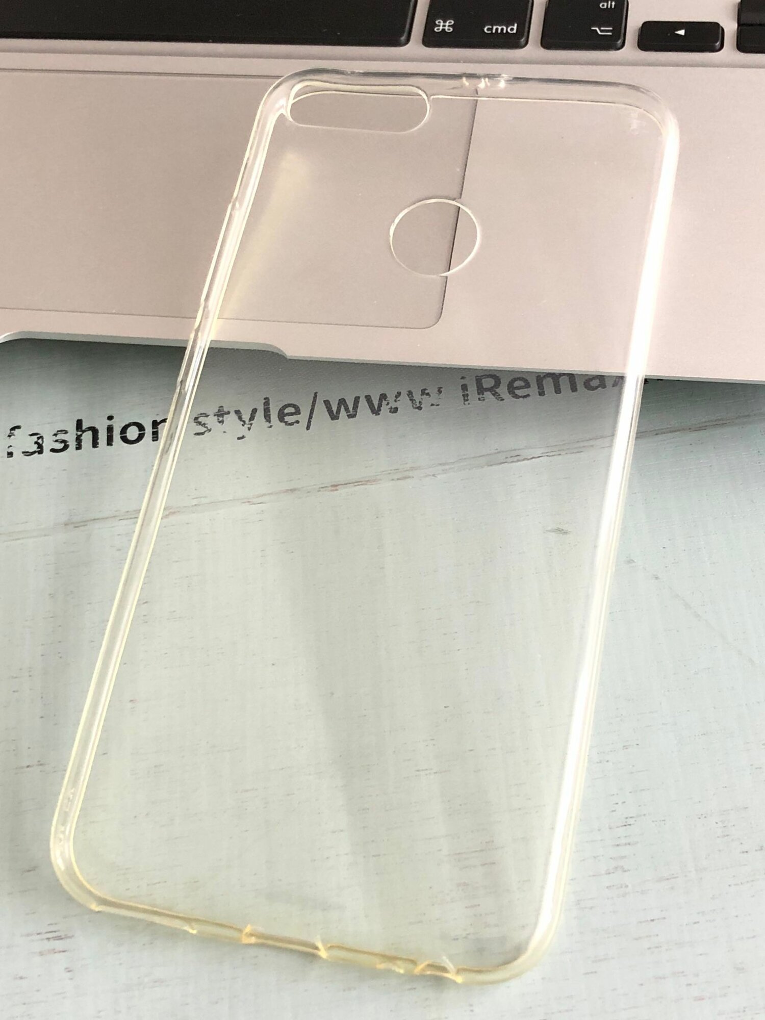 Чехол для Xiaomi Mi A1 / чехол на Сяоми Ми А1, плотный, противоударный, прозрачно-желтый