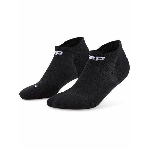 фото Носки cep core run socks, no show, 5.0, размер 39-41, черный