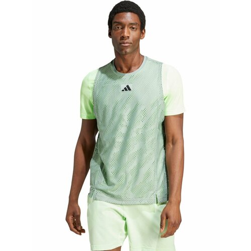 фото Футболка adidas mesh tee pro, размер s int, зеленый