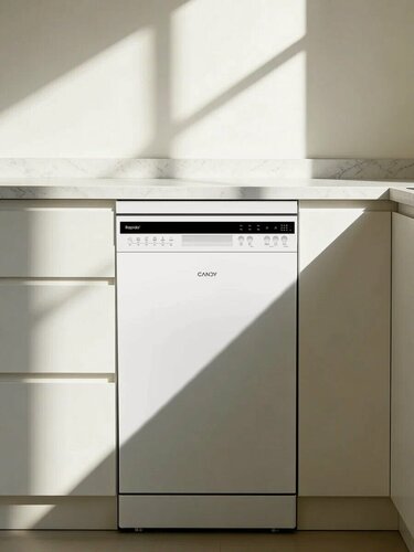 Изображение товара Посудомоечная машина Candy Rapido CF 4A7E0W-08, 60 см, 14 комплектов посуды, 6 программ мойки