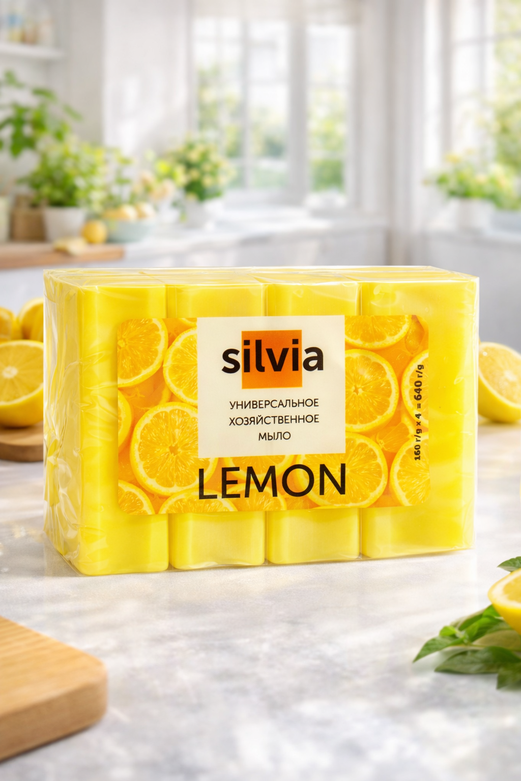 Silvia Soap: s39 Silvia Lemon 4x160gr