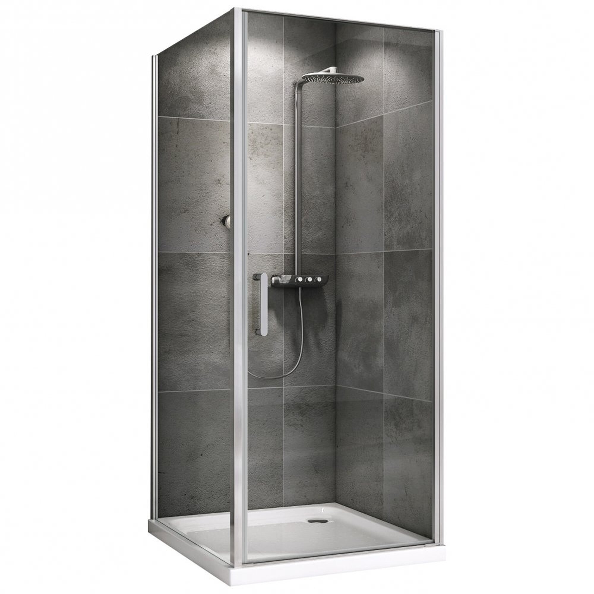 Душевой уголок Abber (Аббер) Sonnenstrand 700х750 мм (габариты площадки) AG04070-S75