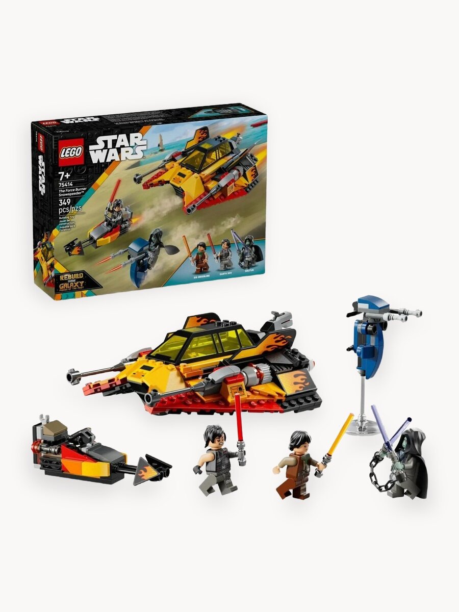 Конструктор LEGO Star Wars™ 75414 Снежный спидер «Силовой Сжигатель», 349 дет.