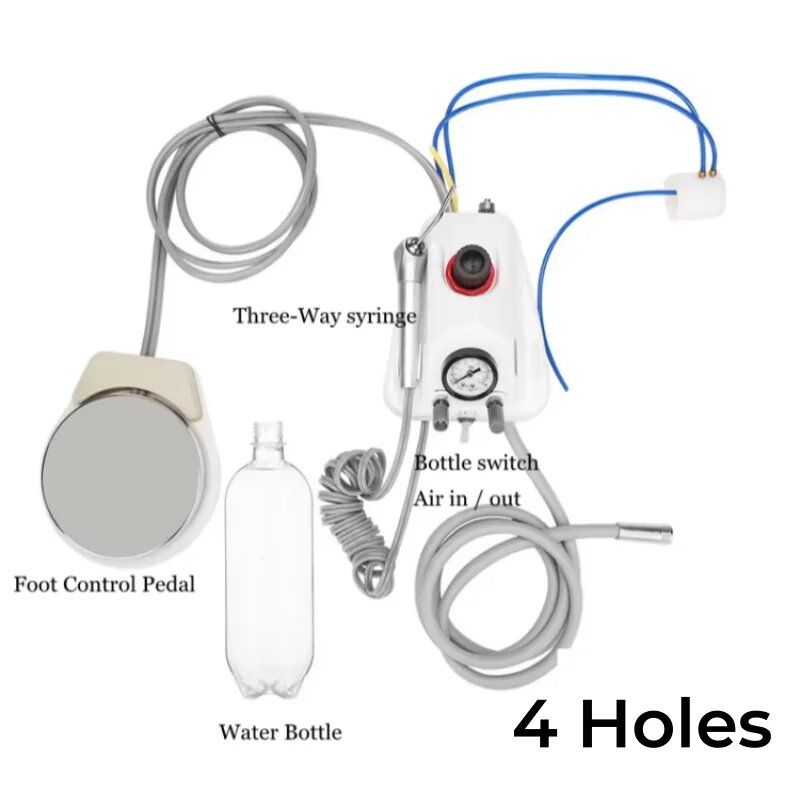 Стоматологическая установка JUMTOP с турбинным аппаратом 4 Holes