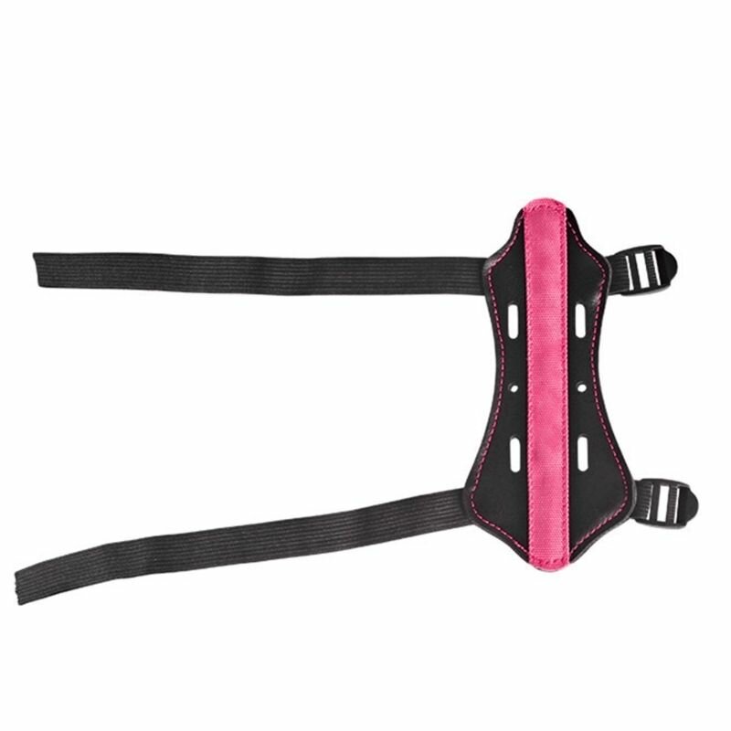 Детский лук и стрелы с перфорированным подлокотником-красный