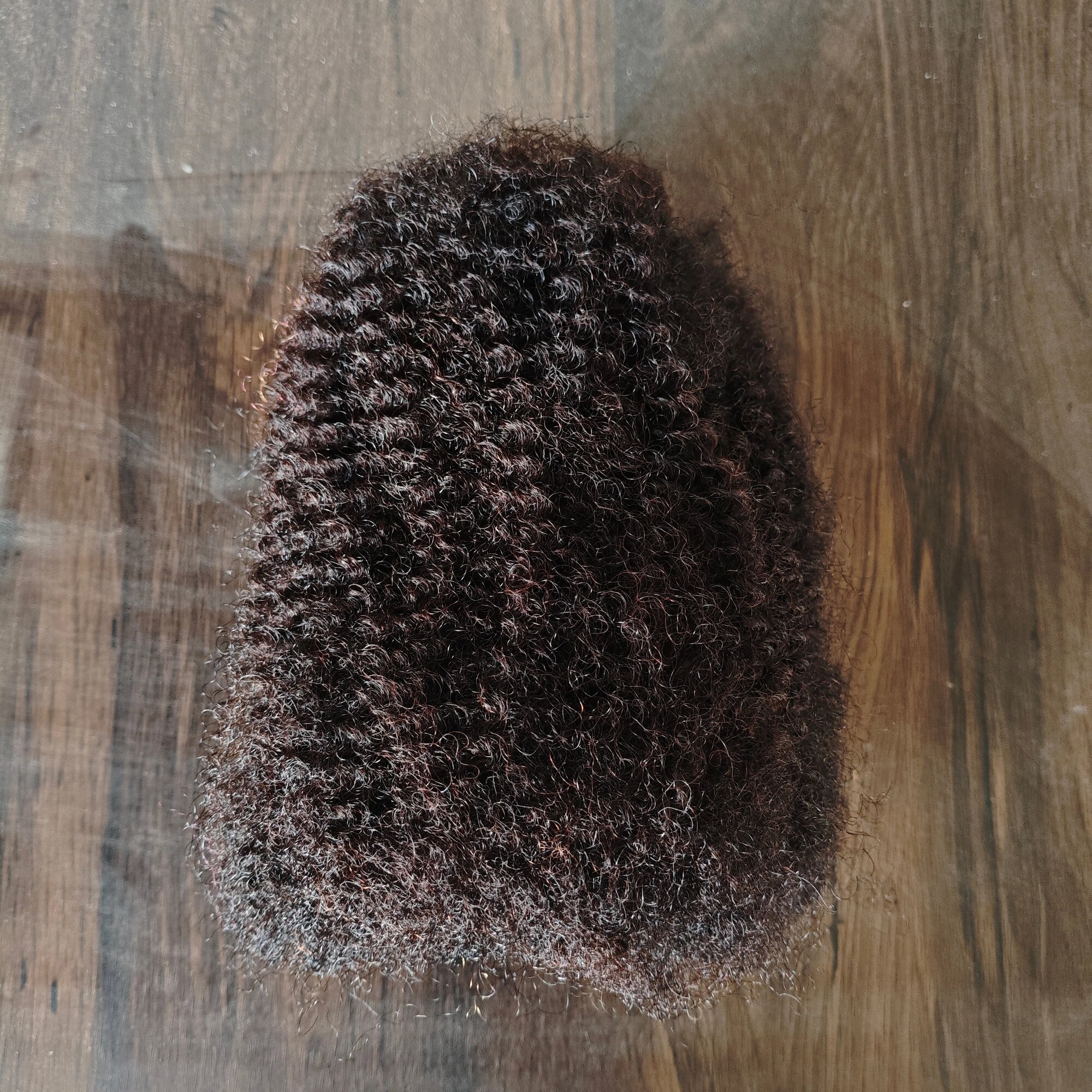 Натуральные кудрявые волосы 4C для плетения Loc Repair Braids Hair 18 дюймов, 50g-1pack, # 1Б