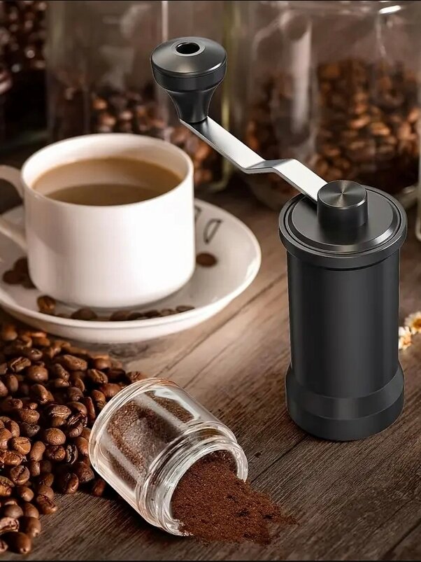 Кофемолка ручная для зернового кофе / Кофемолка механическая с регулировкой степени помола