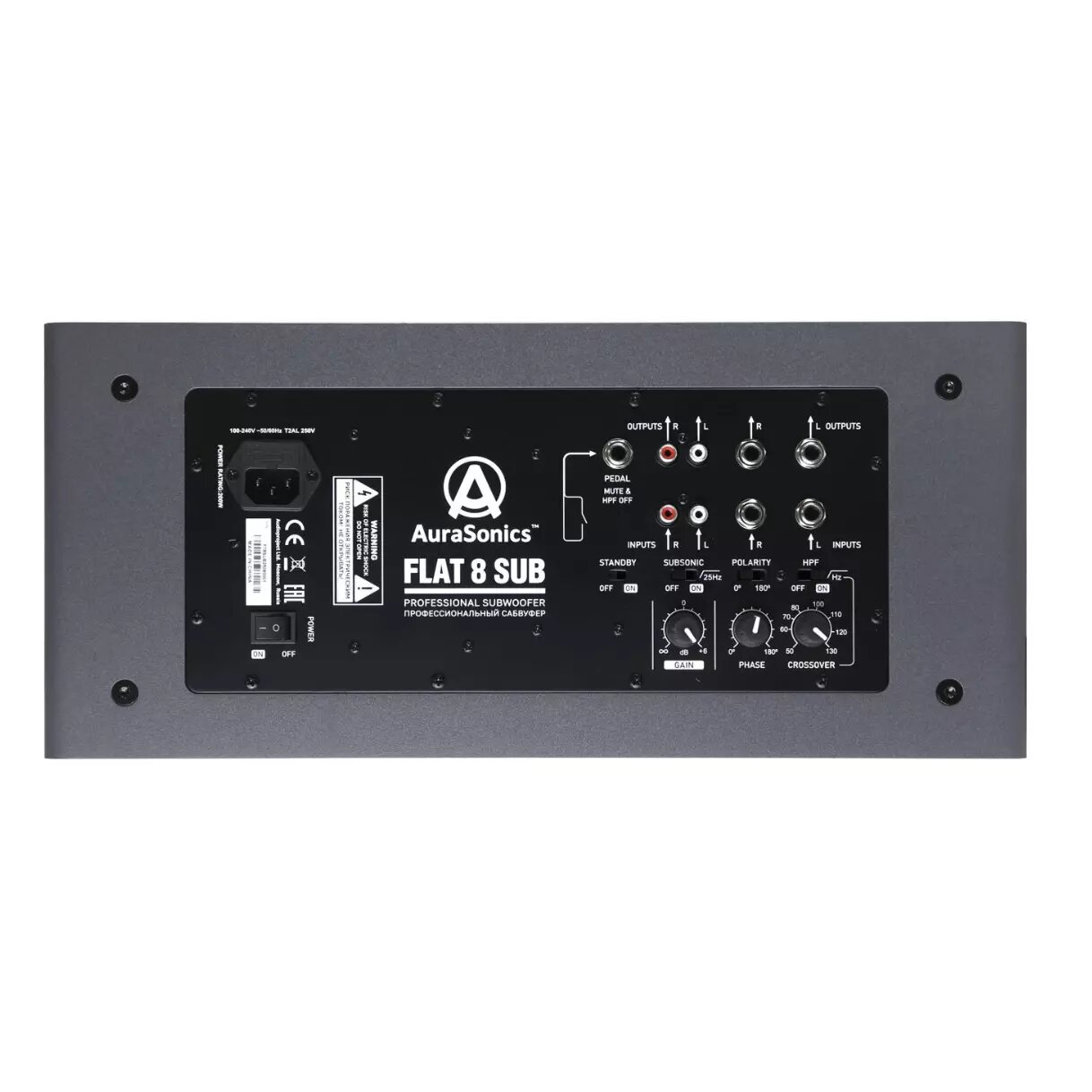 Студийный сабвуфер AuraSonics FLAT 8 SUB — фото 1