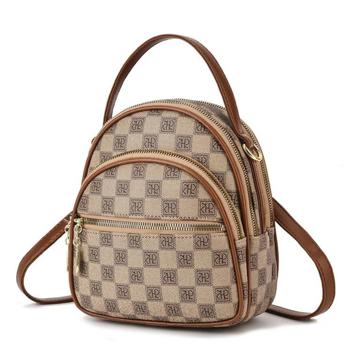 Рюкзак женский, повседневный, компактный, удобный , цвет бежевый — фото 1