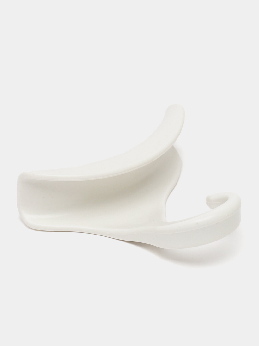 Вешалка для верхней одежды "Oddiy", 11 см x 4 см x 11 см, пластик, белая, чёрная