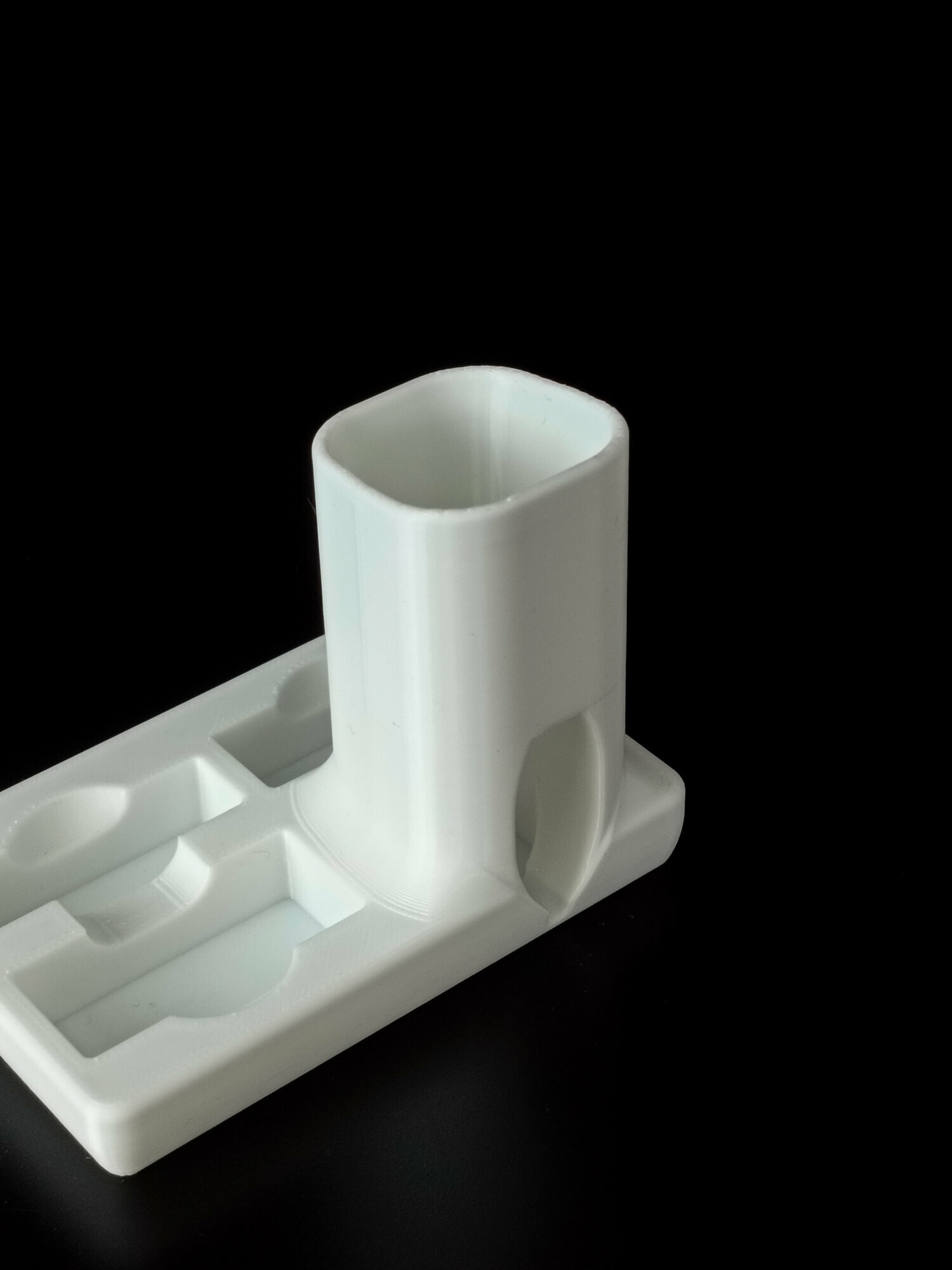 Подставка/держатель для Philips Norelco OneBlade и насадок, белая — фото 1