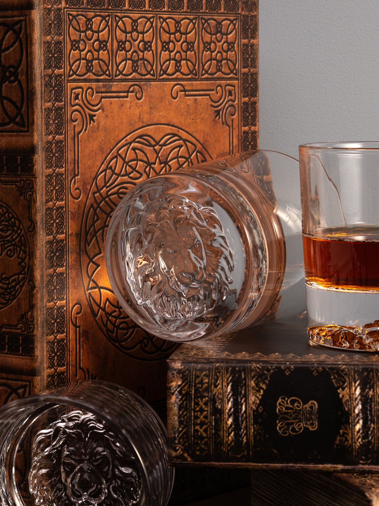 Набор стаканов для виски Lefard "LION", 4 шт, 310 мл, стеклянные — фото 1