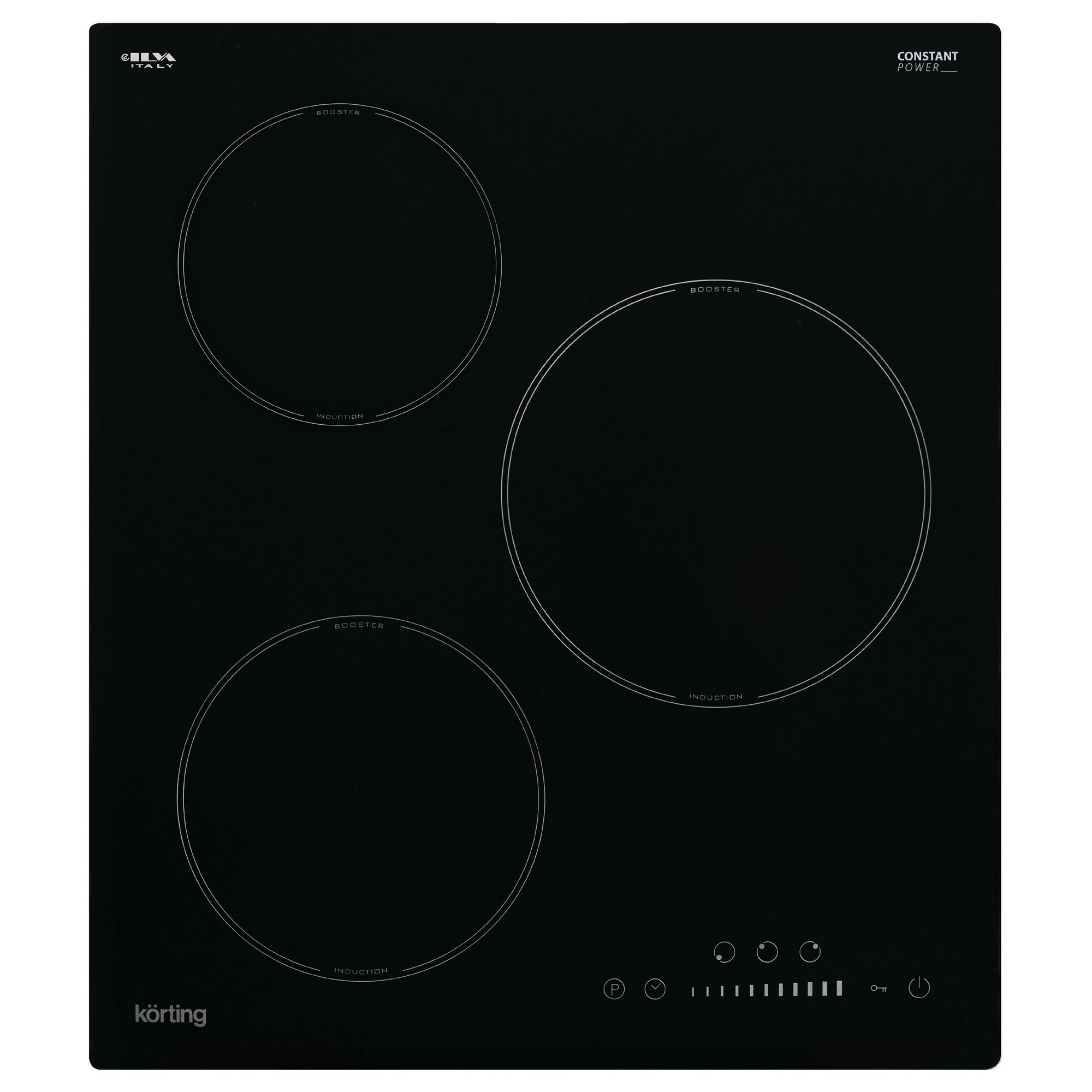 Варочная панель Korting, HI 43053 B, индукционная, сенсорное управление, черная