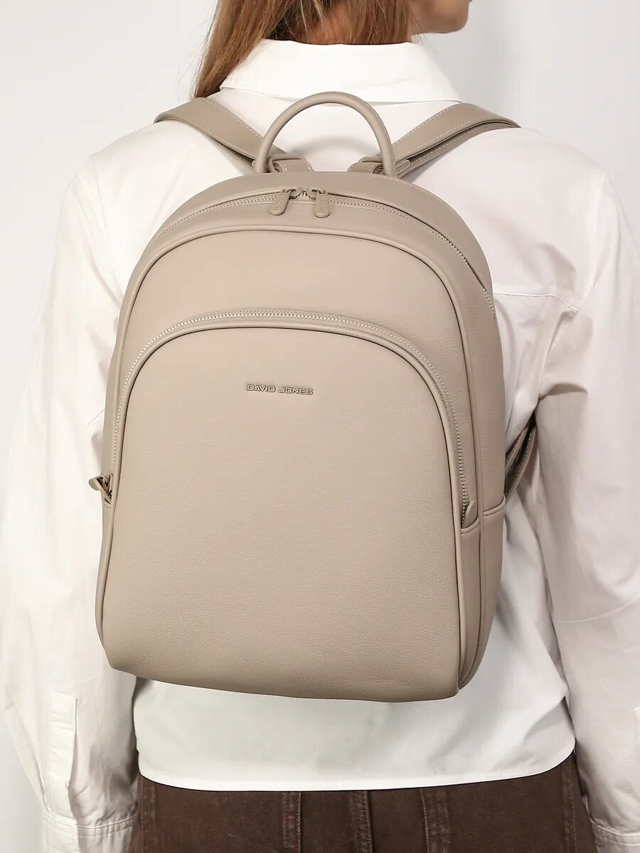 Сумка-рюкзак DAVID JONES, песочный — фото 1