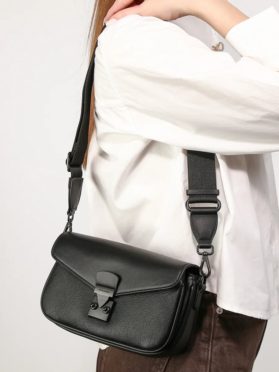 Сумка кросс-боди DAVID JONES, черный — фото 1