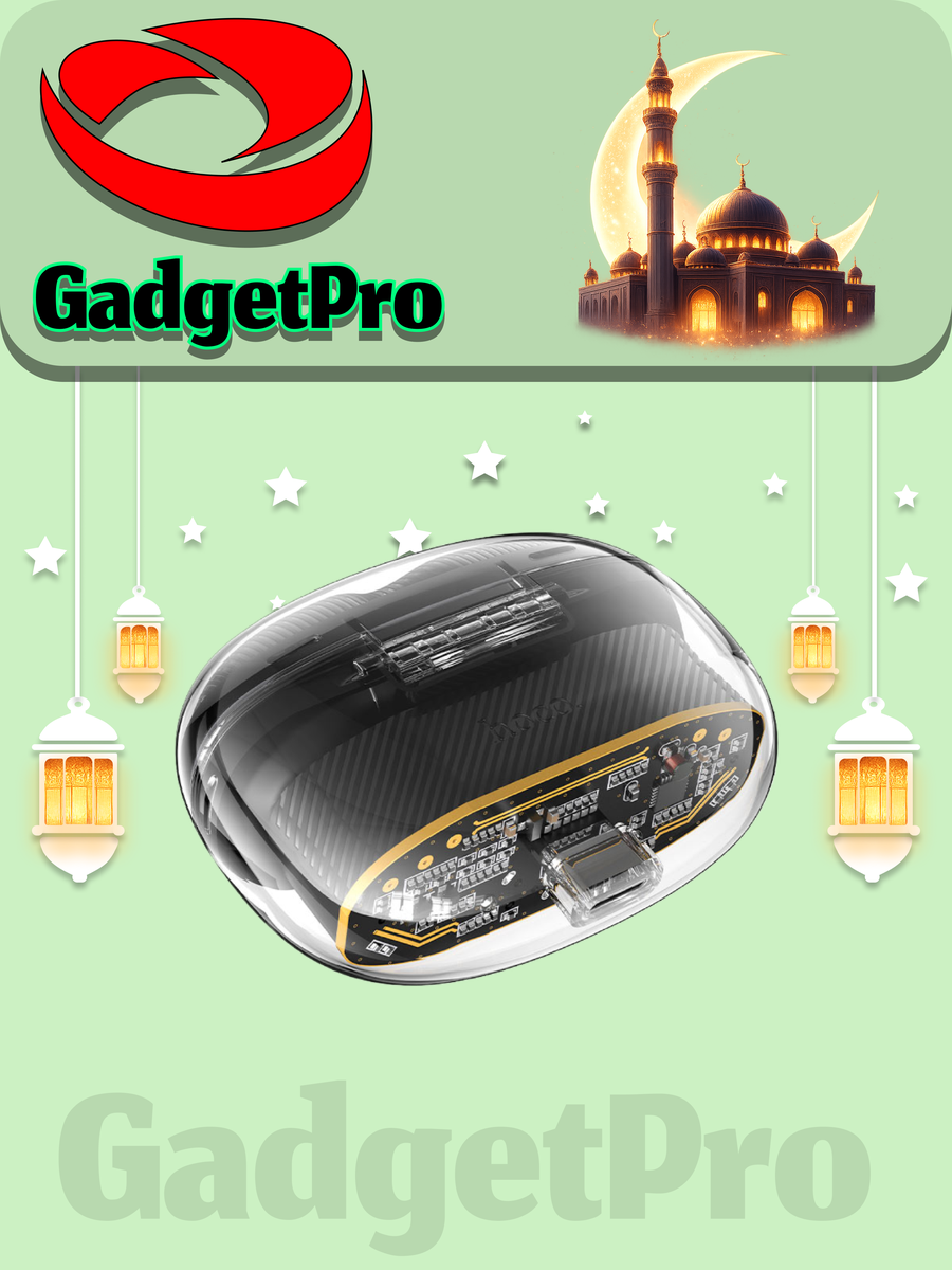 Беспроводные наушники HOCO Crystal TWS Headset EW54: кристально чистое звучание, Bluetooth 5.3, стильный дизайн.