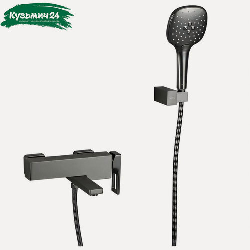 Изображение товара Смеситель для ванны Gappo G3217-9 оружейная сталь