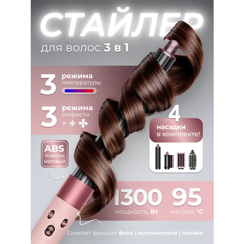 фото Стайлер для волос sencicimen multifunction hair styler x9 eu pink