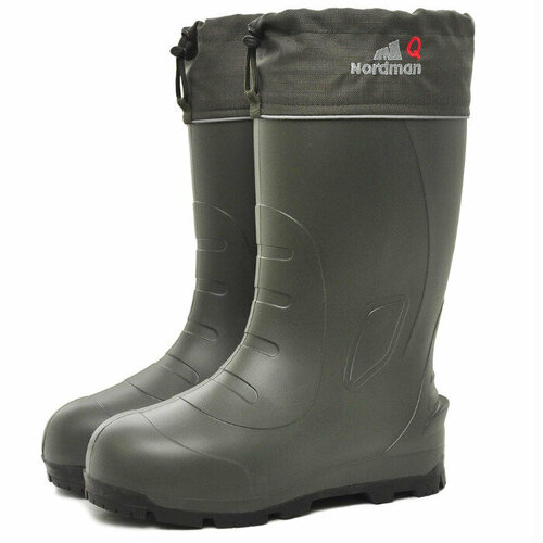 Сапоги зимние для рыбалки Nordman Кваддро рыбацкие мужские, резиновые сапоги утепленные с манжетой, без шипов