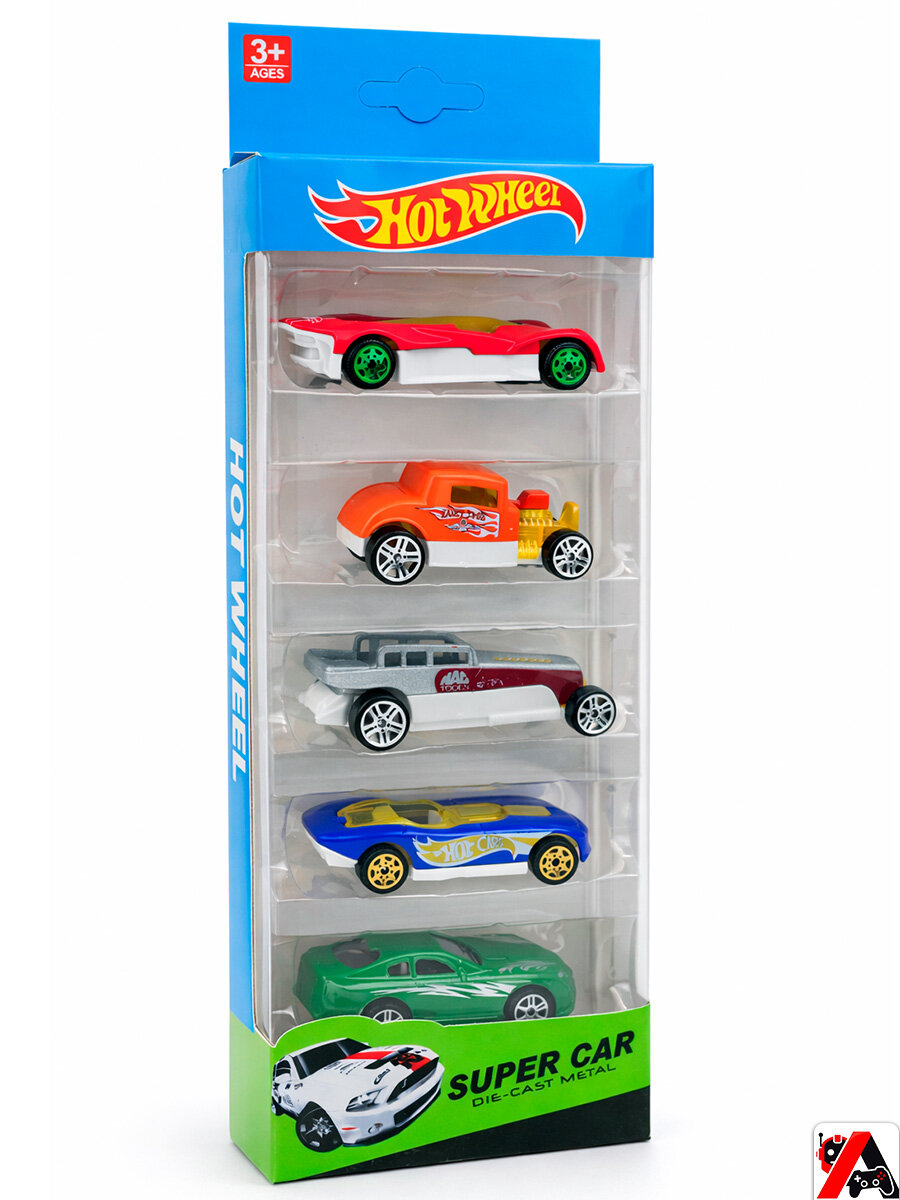 Набор машинок Hot Wheels 5в1