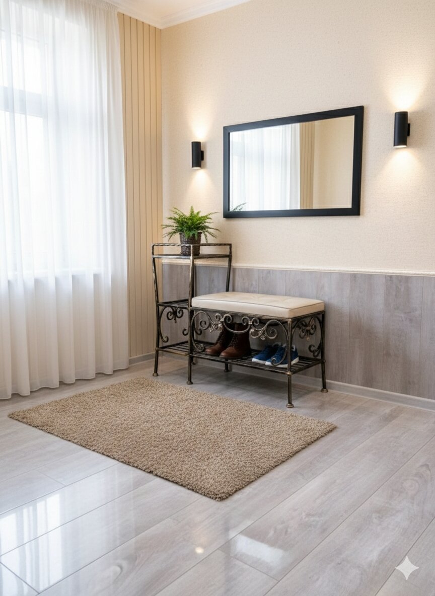 Кованая банкетка №17, Студия кованой мебели Нива, цвет античная бронза — фото 1