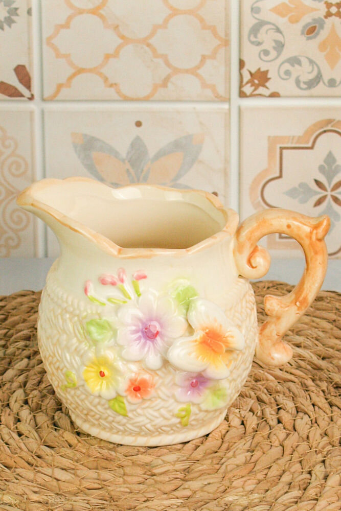 Молочник летнее утро, керамика, 11 см, Due Esse Christmas XVL16001061