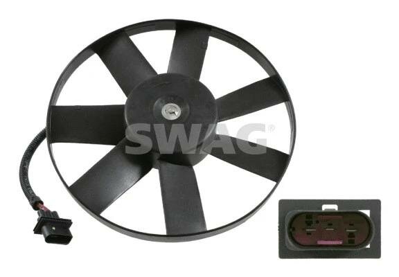 Вентилятор охлаждения радиатора двигателя SWAG 99914748 Audi Tt 99-> 100/60W, 345 мм