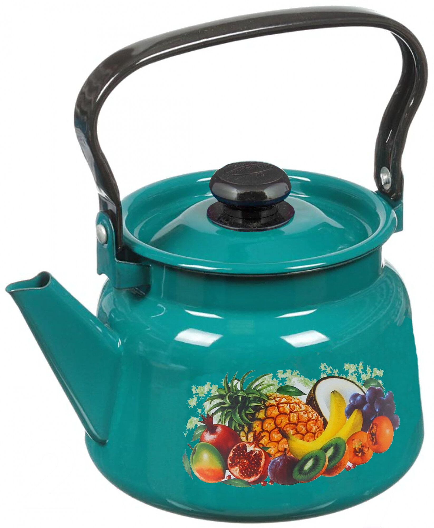 Чайник эмалированный С2714.3Б 2,3л с рисунком