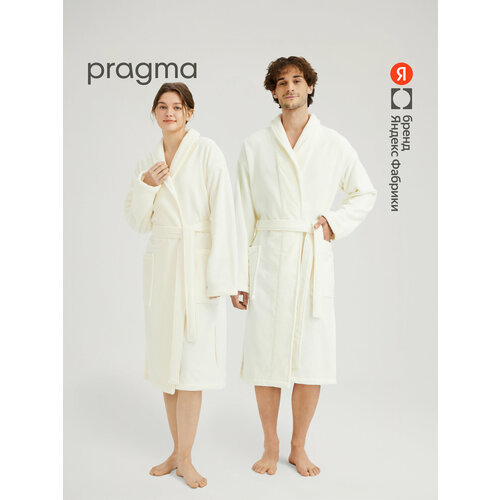 фото Халат pragma, размер s-m, молочный