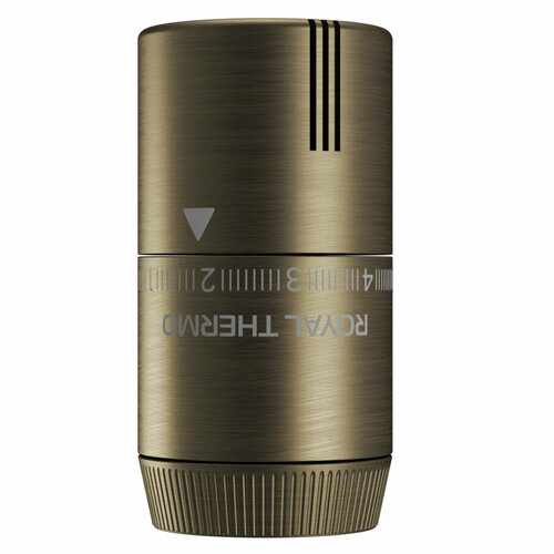 фото Термоголовка жидкостная royal thermo design м30х1,5 (бронза)