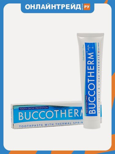 Изображение товара Зубная паста Buccotherm Против кариеса с термальной водой, 75 мл