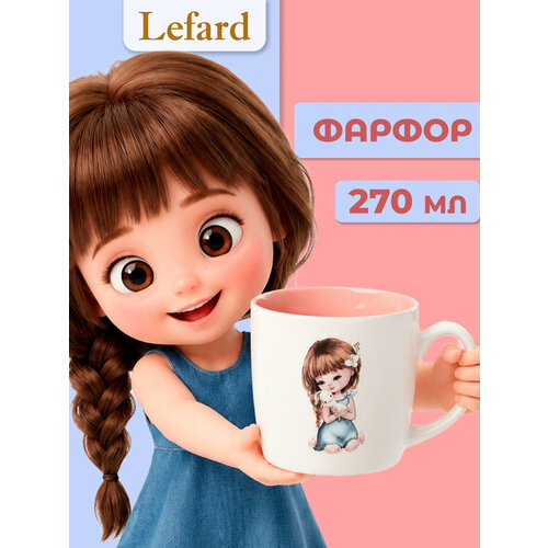 фото Кружка детская для девочки lefard "хорошая девочка"объем 270 мл.