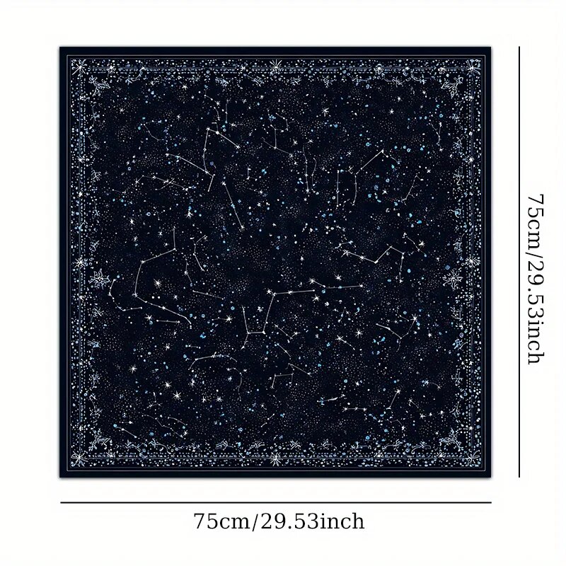Скатерть звездная, 75x75 см, полиэстер